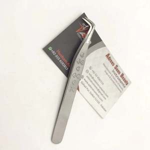 แหนบต่อขนตาแบบมืออาชีพ 90 องศา ด้ามจับรูปหัวใจ พร้อมโลโก้สั่งทำพิเศษ สำหรับต่อขนตาแบบวอลุ่ม - Product Image 5