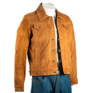 Wholesale Price Solid Color Genuine <b>Leather</b> <b>Jacket</b> Full Sleeve Winter Season Factory Made <b>Leather</b> <b>Jackets</b> - Product Image 1