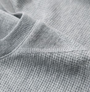 T-shirts décontractés pour hommes en coton gaufré de haute qualité, coupe ajustée, anti-plis, séchage rapide, à manches courtes - Product Image 5