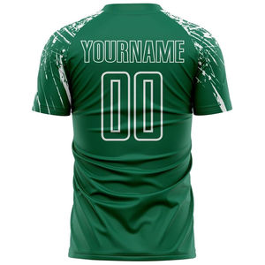 Nouveaux maillots de football de club unisexes, couleur personnalisée, design d'équipe, impression par transfert thermique, 100% polyester, séchage rapide, haute qualité - Product Image 2