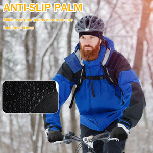 Lightweight Windproof Breathable Winter <b>Gloves</b> <b>Touchscreen</b> Anti Slip Palm Thermal Winter Cycling Racing Sports <b>Gloves</b> - Product Image 3
