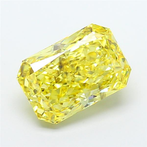 Diamant de laboratoire jaune vif de qualité supérieure, taille coussin, pierre précieuse non montée, certifiée radiant, pour joaillerie fine - Product Image 5