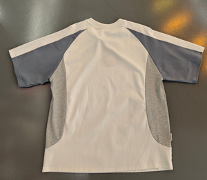 Custom Clothing Manufacturer for Men Oversized Screen Printing T-<b>shirt</b> <b>Patchwork</b> Fabric Sporty Jersey for Men T-<b>shirt</b> - Product Image 4