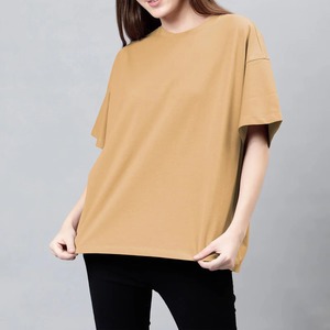 Vente en gros de hauts rafraîchissants personnalisés pour femmes, t-shirts décontractés d'été respirants vierges, fournisseur OEM de vêtements streetwear à manches courtes pour femmes - Product Image 2