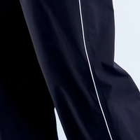 Pantalon de jogging respirant en coton 100% pour femme, coupe droite, taille élastique, style streetwear, service OEM