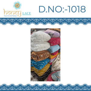 Premium HONEY LACE Fendy Warp Knitted Georgette <b>Fabric</b> Floral Polyester/Nylon/Metallic <b>Beads</b> Work Wedding Boys Girls Garments - Product Image 3