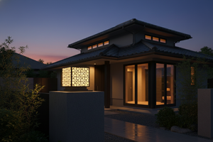 CM Decor Outdoor/Wall/Villa/Garde 1-Year Gate pillar light Viet Nam steel/inox 3500K (Warm White) AC 220V( ± 10%) 300 lm LED - Product Image 3