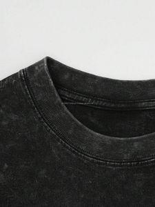 Men's T-Shirts with Contrast Trim Premium Cotton 180 GSM Oversized Custom T Shirt Wholesale Graphic <b>TShirts</b> for Men - Product Image 6