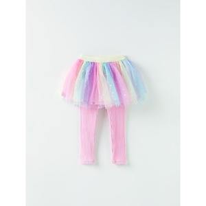 Pantalones de Piel Sintética OZKIZ para Niñas de 2 a 7 Años, Estilo Coreano, Primavera/Otoño, Corte en A, Mini, Venta al Por Mayor, Moda Infantil - Product Image 1