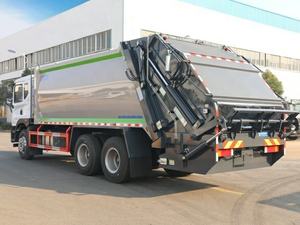 <span class=keywords><strong>Camion</strong></span> à déchets de compression à huit roues arrière de 20 22 m3, 15t 16t, <span class=keywords><strong>camion</strong></span> de collecte des ordures ménagères, véhicule à <span class=keywords><strong>benne</strong></span> basculante - Product Image 4