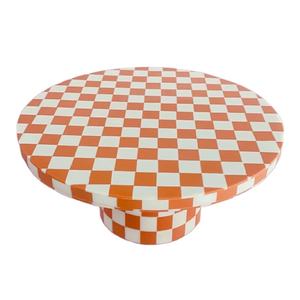 Royal Heritage Round boneinlay Cake Display Artístico Hecho a mano Postre Holder para bodas, festivales y casas de lujo - Product Image 1