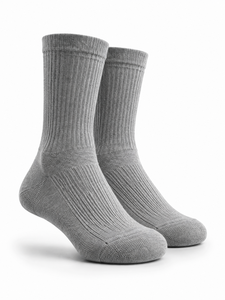 White Crew Woven Eco-Friendly Breathable Antibacterial Custom Logo Sports <b>Socks</b> <b>Black</b> Stripe Running Basketball Soccer Football - Product Image 1