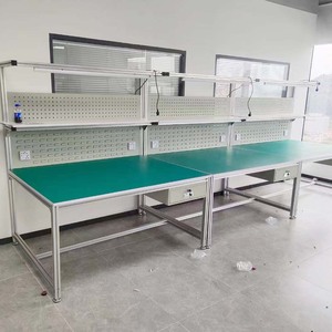 Industrial ESD Cleanroom Use Workbench Steel Frame Anti Static <b>Worktable</b> with Tool Cabinet and Drawers - Product Image 3