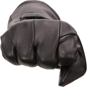 Gants de conduite en cuir SH864 pour homme, en peau de daim noire non doublée, doublés de laine, pour un usage quotidien et les sports de ski - Product Image 5