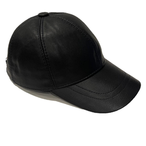 Premium Unisex Genuine Leather Baseball <b>Cap</b> Retro Real Cowhide Winter Leather Sport <b>Hat</b> - Product Image 1