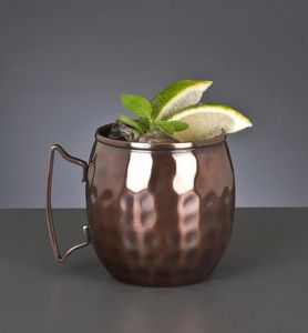 Artisan Hammered Copper Moscow Mule <b>Mug</b> <b>Set</b> Handmade Cocktail Drinkware for Beer Vodka Juice and Chilled Beverages - Product Image 2