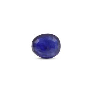Saphir bleu naturel de 7,6 carats, pierre précieuse brute, taille brillant, 11 mm, pour bijoux fins - Product Image 2