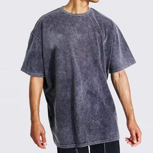 เสื้อยืดโอเวอร์ไซส์สไตล์วินเทจสำหรับผู้ชาย ผ้าฝ้าย 100% พิมพ์ลายสกรีน แฟชั่นฤดูร้อน ใส่ได้ทั้งชายและหญิง - Product Image 3