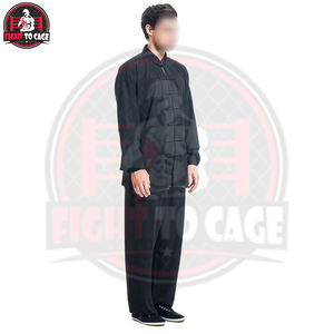 Uniforme de Kung Fu Personalizado para Adultos, de la Más Alta Calidad, Suave y Transpirable, 100% Poliéster, Tela de 140g, Ropa para Artes Marciales - Product Image 2