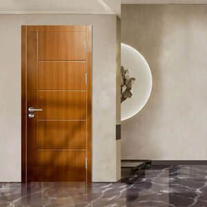 Puerta de Madera Compuesta de Diseño Personalizado, Color a Elección, para Interiores, 100% Impermeable, Precolgada, Fácil de Instalar, para Baño - Product Image 5