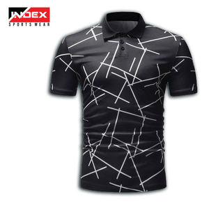 INDEX Men's <b>Red</b> Black Color Blocked Short Sleeve <b>Polo</b> <b>Shirt</b> Quick Dry Sporty Knitted Regular Fit - Product Image 2