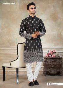 <b>Top</b> Quality Pure Silk/ Jacquard Silk with Embroidery/Weaving & Pintex work Readymade Long Kurta Collection <b>Indian</b> Exporter - Product Image 3