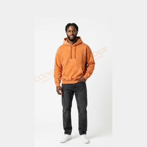 Sudadera con Capucha de Diseño Personalizado, Estilo Vintage, Lavado Ácido, Informal, Urbana, Suave, 100% Algodón, Oversize, Ecológica y Cómoda - Product Image 5
