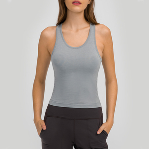 Camiseta sin mangas negra para mujer, ropa de playa a la moda de verano, camiseta sin mangas informal ajustada y moderna para mujer - Product Image 4