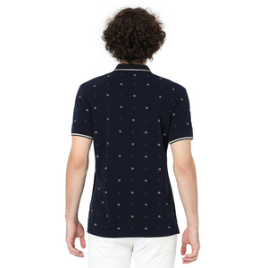 Polo homme personnalisé à manches longues, en coton et polyester respirant, avec impression en relief, prix de gros - Product Image 4