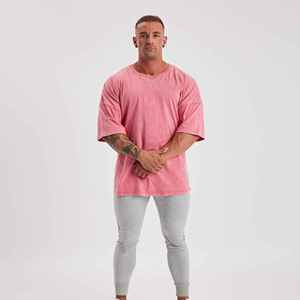 Camiseta de Algodón 100% de Alta Calidad con Logotipo Personalizado, Camiseta Lisa para Hombre de Algodón Premium, Estilo Vintage Desgastado con Lavado Ácido - Product Image 3