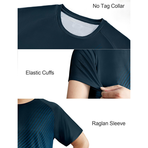 T-shirt de sport d'été pour homme en maille respirante et légère, idéal pour la course à pied, avec logo personnalisé, vêtement de sport pour la gym - Product Image 5
