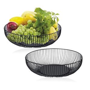Cesta de Frutas de Hierro con Juntas Soldadas Resistentes, Cesta de Almacenamiento de Frutas para el Hogar, Cesta de Hierro con Diseño Creativo y Moderno - Product Image 3
