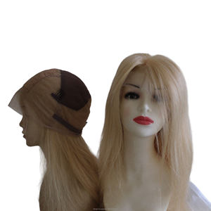 Pelucas de cabello humano natural vietnamita color dorado, cabello suave con cutículas bellamente alineadas, pelucas de encaje frontal virgen para mujeres. - Product Image 2