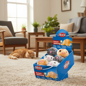 Juego de Peluches de Ratones Saltarines de 7-10 cm, Juguete Interactivo con Movimiento para Mascotas - Product Image 3