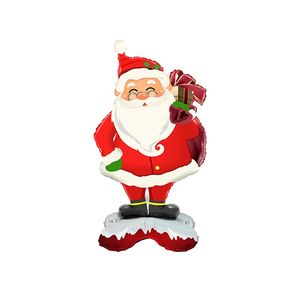 Set di Palloncini Natalizi Babbo Natale 120 cm X 65 cm, Totale 12 Palloncini - Product Image 2