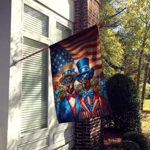 Doberman pinscher แบบอเมริกันเสาขนาดใหญ่ตกแต่งลานแบนเนอร์ศิลปะแขวนผนังธงโพลีเอสเตอร์หลากสี - Product Image 2