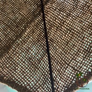 Parasol en fibre de coco artisanal, écologique, pour usage extérieur tropical, personnalisable, marque COCO ECO - Product Image 3