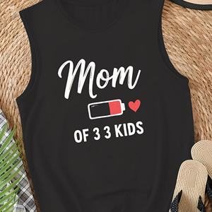 Mom OF 3 KIDS Gilet décontracté pour femme - Product Image 2