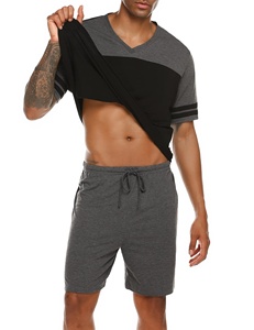 New Arrival Men Fashion Sport Wear Shorts Set Oem Print Logo T-Shirts Breathable Outdoor Blank Men Shorts Set - Product Image 4