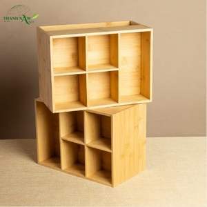 Organizador de Almacenamiento Plegable de Bambú Prensado de 5 Capas, Diseño Moderno Multifuncional - Product Image 6