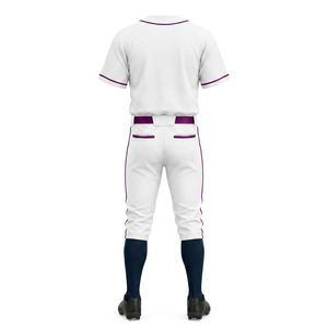 Sportswear Breathable Quick Dry 100% Polyester Training Uniform Wholesale High Quality Custom Printed Baseball Uniform Sets - Product Image 4