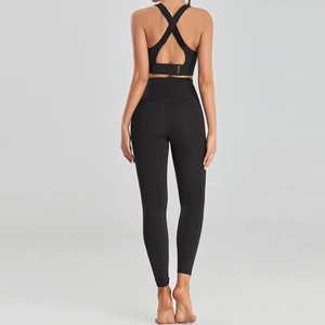 Conjuntos Deportivos de 2 Piezas para Mujer, Diseño a Rayas, Transpirables, Cintura Alta, Levanta Glúteos, para Gimnasio, Fitness, Yoga - Product Image 5