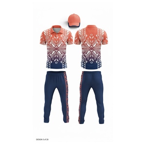 Professional Sublimation <b>Cricket</b> <b>Kit</b> Custom Design | Men Women Youth <b>Cricket</b> Wears Polo Shirt and Trouser <b>Full</b> Team Outfit - Product Image 1