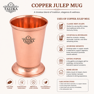 Proveedor Mayorista de Vasos Julep de Cobre Liso, Diseño Clásico, Taza para Cócteles, Vajilla Resistente para Bares, Hoteles y Restaurantes - Product Image 4