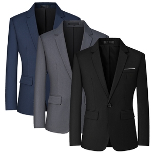 Blazer para hombre recién llegado, elegante, corte ajustado, chaqueta formal, tela de alta calidad, perfecto para marcas de moda masculina moderna. - Product Image 5