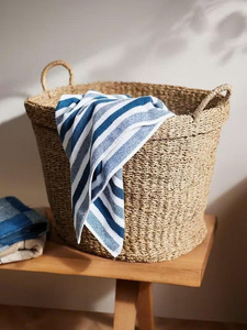 NHAT MINH <b>Rectangular</b> Book <b>Basket</b> Lid Handcrafted Eco-Friendly Water Hyacinth <b>Storage</b> Bin Modern Style Toilet Paper Holder for - Product Image 3