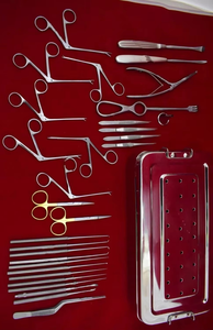Kit d'instruments de micro-chirurgie auriculaire pour tympanoplastie, en acier inoxydable de qualité supérieure, réutilisable, certifié CE ISO, pour ORL, kit d'otologie professionnel - Product Image 2