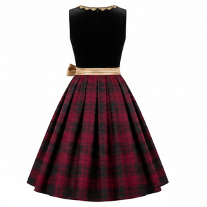 Robe Dirndl Traditionnelle Allemande de Luxe Personnalisée pour l'Oktoberfest, Vente en Gros, Broderie Premium, Velours, Costumes de Serveuse de Bière Bavière - Product Image 2