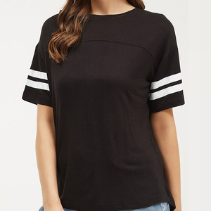 Camisetas de Mujer, Último Diseño, Precio Bajo y Buen Material, Servicios OEM, Moda en Tendencia y Buena Venta, Camisetas de Mujer Cómodas - Product Image 4