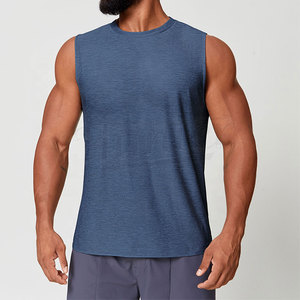 Débardeur décontracté pour homme en Spandex/Polyester, tricoté, ample, respirant, anti-microbien UPF50+, col rond, séchage rapide, idéal pour la gym - Product Image 4